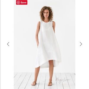 MagicLinen ROYAL TOSCANA LINEN DRESS